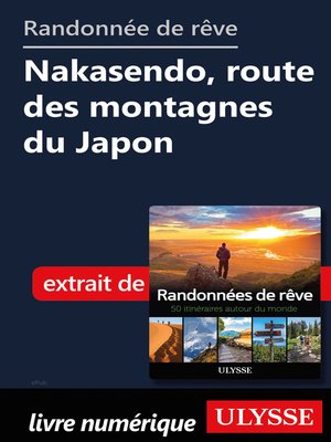 cover image of Randonnée de rêve--Nakasendo, route des montagnes du Japon